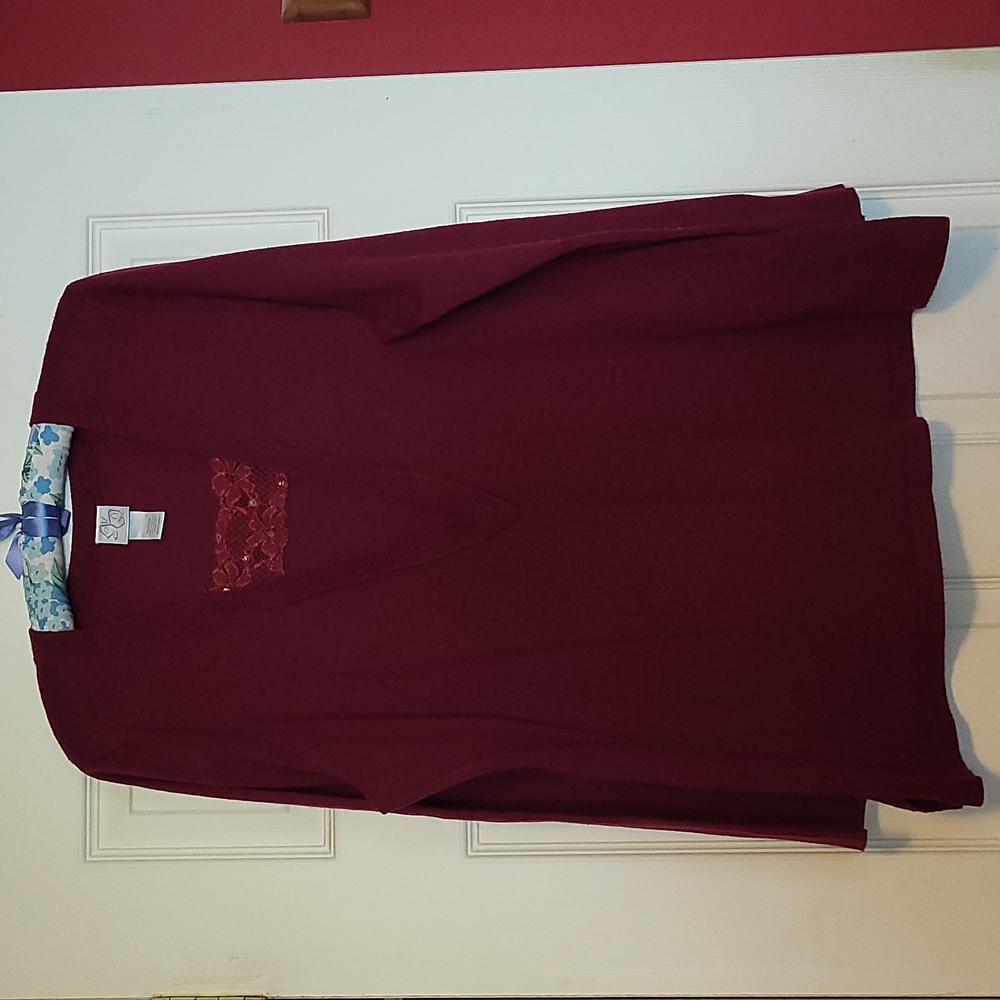 Plus size woman's sweater